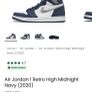 Jordan 1 midnight navy Image 9