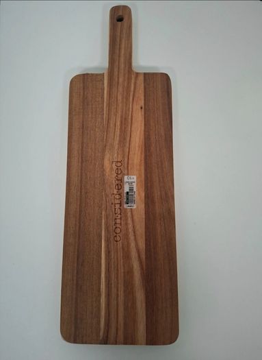 wooden paddle board