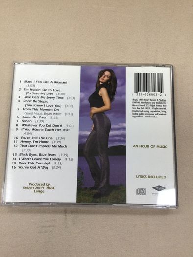 Shania Twain come on over rare 1st edition cd hits