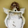 Vintage 1960's Ceramic Holy Water Font Hand Painted By Aldo Image 3
