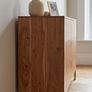 Swoon Norrebro 6 Drawer Chest  Mint Condition Solid Acacia & Brass (Mid Century / West Elm Style) Image 4