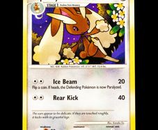 Lopunny Lv.34 63/147 Uncommon Platinum Supreme Victors Pokemon Card 2009