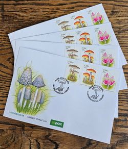 Ireland 2008 Mushrooms FDC First Day Covers x4