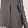 Ladies Blouse, black Satin. Image 3