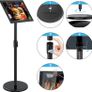 FoxRose Information Stand DIN A3 420 x 297 mm Height Adjustable Stainless Steel Information Stand Image 3