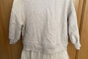 NEXT girls Cream coloured sweater/mesh dress aged 2-3 years