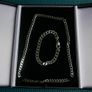 Vintage Sterling Silver 925 thick Chain and thick Bracelet heavy 59.1g Image 2