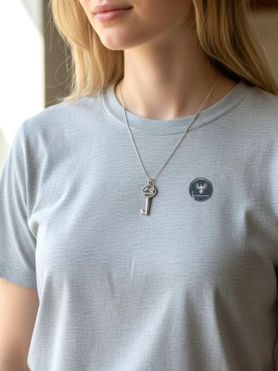 Vintage Sterling Silver 21st birthday Lucky Key Charm