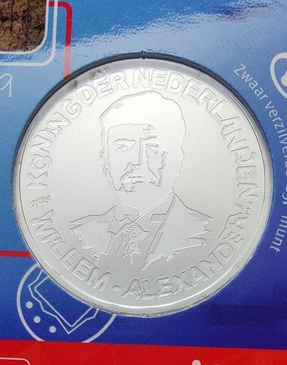 Netherlands 5 Euro Uncirculated Coin 2021 - NOS Youth News - Dutch Coincard Catalogue
