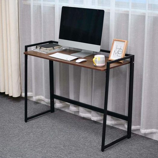 _Modern Computer Desk Office Desk Wooden Writing Table