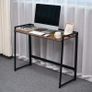 _Modern Computer Desk Office Desk Wooden Writing Table Image 2