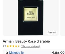 Armani Prive Rose D'arabie  Eau de Parfum.