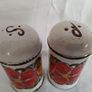 Midwinter , salt & pepper shakers, Stonehenge, Nasturtium, 1970s pottery, 1970s tablewear Image 9