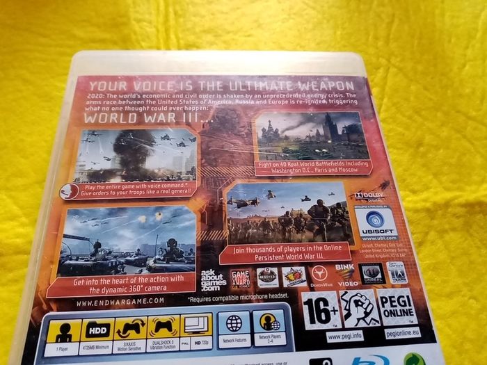 EndWar end war Tom Clancy s PlayStation 3 ps3 games Original