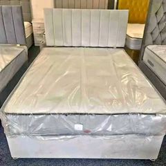 New Stylish single ,Double 4ft, 4ft6, King 5ft And 6ft Superking Sizes Divan Beds Instock. Drawers And Optional Tufted Mattresses Available. Free Delivery