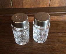 Crystal Salt and Pepper Set
