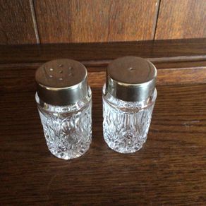 Crystal Salt and Pepper Set