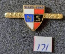 German Ww2, Occupied Czech National Socialist Party, Members Badge, 1941/1945,,,,,,(171)