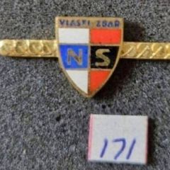 German Ww2, Occupied Czech National Socialist Party, Members Badge, 1941/1945,,,,,,(171)