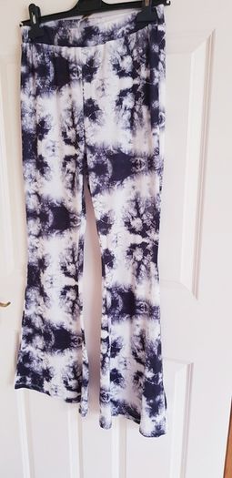 Shein Tie-Dye Flare Trousers - Size 10