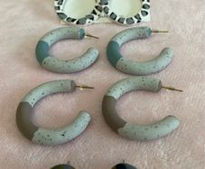 clay earrings