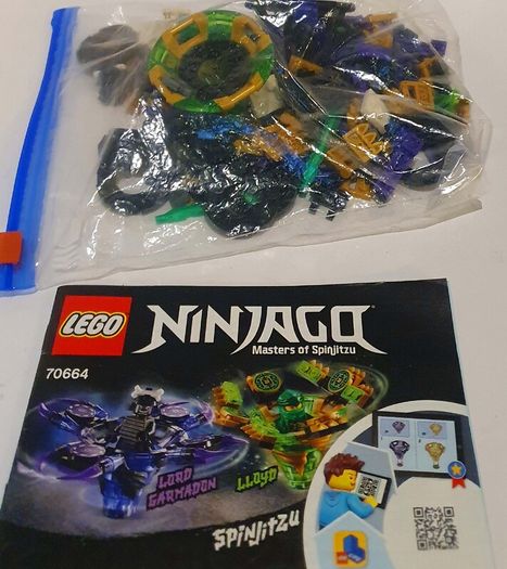 Lego Ninjago 70664: Spinjitzu Lloyd Vs Garmadon (2019) 100% Complete (NO BOX)
