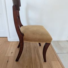 Set of 2 Regency Style Mahogany Dining Chairs