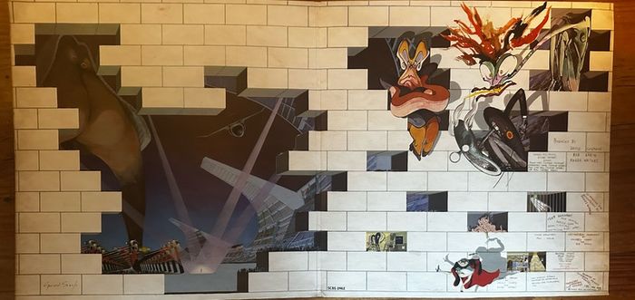 Pink Floyd. The Wall double album original Zimbabwe release in vg condition