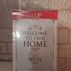 small metal wifi sign