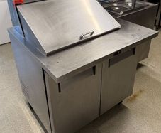 True Fridge, Salad Bar and Chest Freezer for Sale