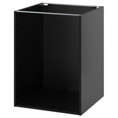 NEW IKEA METOD Base cabinet, black-grey, 60x60x80cm