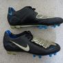 Football Boots Nike Total 90 Laser I Black/Blue (2007) Size 8.5UK FG Image 7
