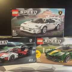 Lego Speed Champions 76908, 76916 & 76907 (BNIB)