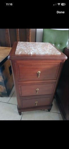 Pair bedside lockers