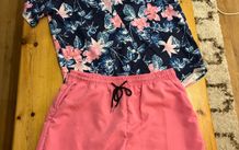 mens shirt and shorts