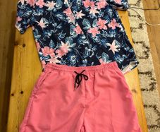 mens shirt and shorts