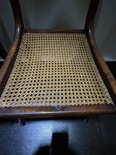 A Rare Pair of Regency Cut-Brass & Rosewood Side Chairs (c. 1820) - Celebrating 200 Years of Craftsmanship