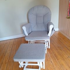 Babylo Glider Nursing Chair and Stool