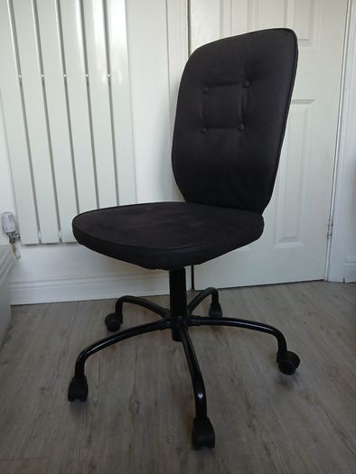 IKEA Lillhojden fark grey Wheeled Swivel Desk Computer Chair Removable Cover
