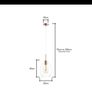Single light Pendant In Copper Finish With Clear Glass Image 4