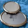 2 Vintage Solid Brass Oval Footed Picture Frames. Image 2