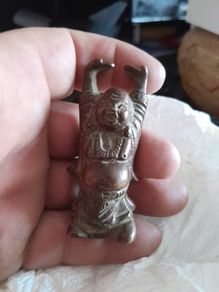 old oriental bronze figure