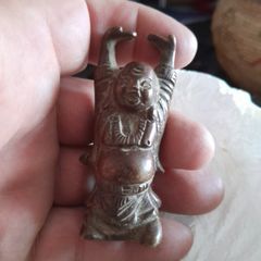old oriental bronze figure