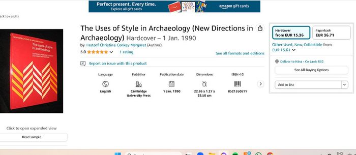 The Uses of Style in Archaeology (New Directions in Archaeology) Margaret Conkey and Christine Hastorf