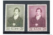 1952 Ireland Centenary of the Death of Thomas Moore (Poet &amp; Musician) Commemorative Stamps Mint Never Hinged (MNH)