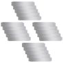 Lawn Fence 20 pcs Galvanised Steel 100x20 cm Image 2