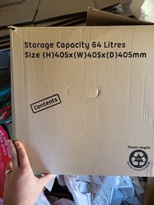 cardboard boxes
