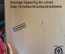cardboard boxes
