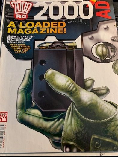 2000 AD Featuring Judge Dredd Progs 1754- 1758 complete running 5th Oct 2011-2nd Nov 2011- IPC Magazines