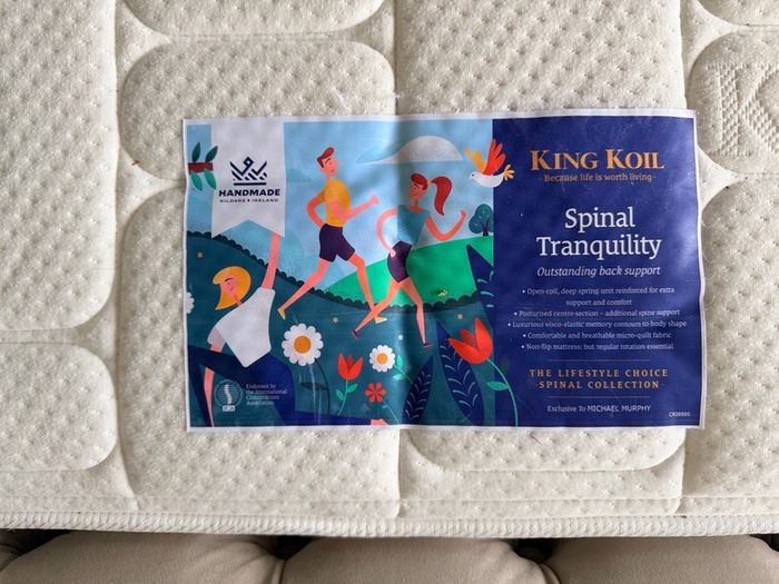 6ft King Coil spinal tranquility mattress